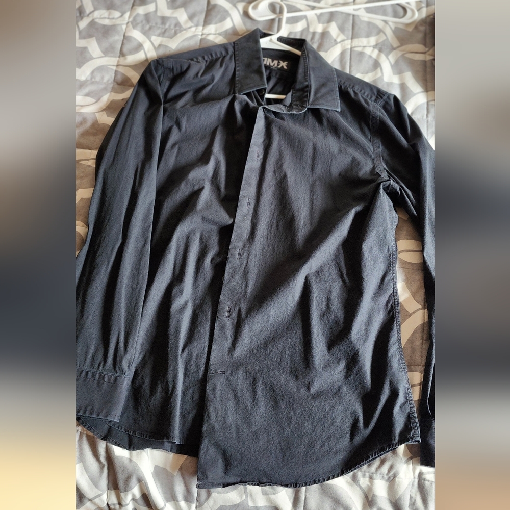 Dark gray Express long sleeve shirt medium